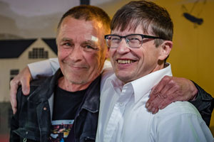 Runoilija J.K. Ihalainen & tanssija Reijo Kela , 2016. Kuva: Eino Ansio