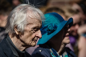 Festivaalin kunniavieraat Jaakko Syrjä & Kirsi Kunnas, 2016. Kuva: Eino Ansio