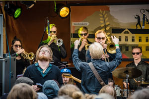 Mikko Sarvanne Hip Company & Jussi Pelkonen AKA Beibi P, 2016. Kuva: Eino Ansio