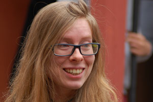 Runofestivaalitaiteilija Emma Kantanen, 2018. Kuva: Marianne Ylitie