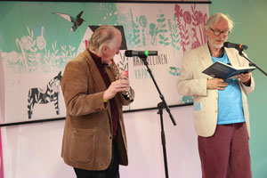 Legendat lavalla: Juhani 'Junnu' Aaltonen & Jyrki Pellinen, 2018. Kuva: Teemu Juutilainen