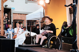 Sanni Purhonen, Annikin Runofestivaali 2022. Kuva: Ville Kurki