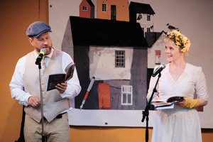 Harri Hertell ja Heli Laaksonen, Annikin Runofestivaali 2022. Kuva: Ville Kurki