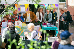 Annikin kirjabasaarissa oli vilskettä... Kuva: Susanna Lyly.